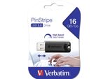 Verbatim Store N Go 16GB Pinstripe Usb 3.0 Nero