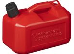 Tanica Carburante 5L Plastica Rossa Omologata Onu (Modello Basso)