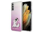 Karl Lagerfeld Klhcs21Mcfnrcpi S21+ G996Hardcase RóżOwy/Pink Choupette Fun