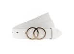 Vanzetti Pelle Cintura 28Mm Leather Belt W95 White Bianco