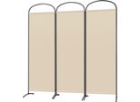Angel Living 3 Parti 168X185CM Schermo Ad Arco Privacy Schermo Balcone Schermo Balcone Schermo Parete Divisoria Stanza, Beige