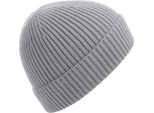 Beechfield Engineer Knit Rib Beanie PC3939 (Taglia Unica) (Grigio Chiaro)