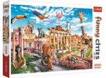 Trefl - Puzzle S.Cena -1000 Città Divertenti Wildrome