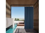 Topchances Tenda Da Esterno Impermeabile, Tenda Opaca Antivento Protezione Uv Protezione Solare Tende Per Balcone Giardino Cortile £šBlue, 54*96In£©
