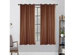 Topchances Tenda Da Esterno Impermeabile, Tenda Opaca Antivento Protezione Uv Protezione Solare Tende Per Balcone Giardino Cortile £šBrown, 54*108In£©