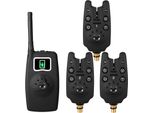 Lixada Wireless Angeln Bissanzeiger Set Digital Angeln Alarm Kit LED Alarmanzeige Alarm Bell Empf?nger Angelger?t mit Rei?verschluss Box