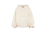 DáMská Mikina Urban Classics Ladies Organic Oversized Terry Hoody Whitesand - Xl/Xxl