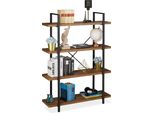 Relaxdays Libreria Industriale A 4 Livelli