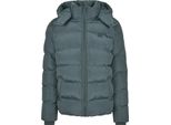 Urban Classics - Giacca Puffer Con Cappuccio Verde Bottiglia - Xxl