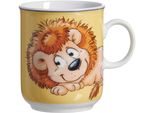 Ritzenhoff & Breker Happy Zoo Leo Kinder-Trink-Becher, Kinderbecher, Tasse, Kinder, Porzellan, 270 Ml, 413199
