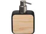 5Five Simply Smart | Distributore Di Sapone - Natureo Black - 200 Ml - Design Moderno - Elegante Pompa In Acciaio