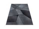 Beta 3D Tappeto Pelo Corto Rettangolo 120X170Cm Grigio