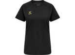 Hummel Hmlcima Xk T-SHIRT S/S Donna, Nero, Xs