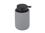 Wenko Distributore Di Sapone In Ceramica 300 Ml Dispenser Liquido Bellubo Grigio Bagno Wc