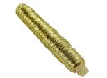 Novatool Filo Per Avvolgimento I Oro I 0,55 Mm I Bobina Di Filo I Filo Per Artigianato Filo Per Giardino Filo Per Legare Fiori Filo Per Piegare Filo Per Piante Filo Decorativo Inox