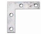 Alberts 848880 Staffa Per Mobili, Zincata Sendzimir, 40 X 40 X 10 Mm, Set Da 100