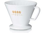 Portafiltro Caffè L, Porcellana, Bianco - Kela | Excelsa