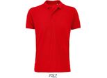 Sols 03566 | Polo Da Uomo, Planet Men Polo, 100% Cotonelogico - Colore: Rosso - Taglia: 5XL