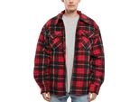 Urban Classics - Giacca Camicia Di Flanella Rossa - S