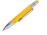 Troika Multitasking-Kugelschreiber Liliput Tool Pen Gelb