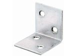 Alberts 847494 Staffa Ad Angolo Largo, Zincata Sendzimir, 30 X 30 X 30 Mm, Set Da 100