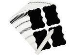 Creative Home Set Di 160 Etichette Adesive Cancellabile (40 Fogli) Etichette Lavagna Adesiva + Gesso | Etichette Cucina Per Barattoli Zucchero