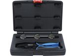 Set Di Pinze Per Crimpatura | Con 3 Coppie Di Ganasce | Per Connettori Solari MC3 / MC4 / Tyco