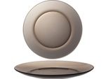 Piastra Duralex Lys Sepia Brown 235 X 20 Mm - Set Di 6 Pezzi.