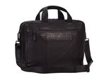 Leonhard Heyden Cartella Laptop Bag Con Scomparto Per Laptop Den Haag Briefbag 2 Compartment Black Nero