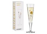 Ritzenhoff Champagnerglas Goldnacht Champagner 013, Rachel Hoshino, Kristallglas, 205 Ml, 1071013