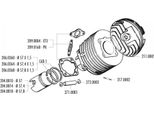 Set Guarnizioni Cilindro Polini Per Ape, Vespa N, Pk, Special, Xl, ET3 50-125Cc 2T