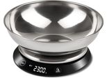 Bilancia Elettronica Da Cucina Girmi Con Piatto In Acciaio Inox, 1Gr/5Kg PS8400