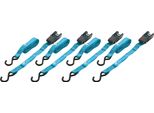 Cinghia Con Cricchetto E Ganci 3,5M 4Pz Blue Way