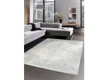 Tappeto Di Design Con Fibre Naturali Grigio Dimensioni - 80 X 300 Cm