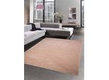 Tappeto Da Salotto In Moquette Uni Rosa Dimensioni - 120X170 Cm