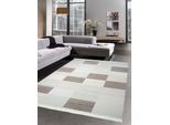 Tappeto Moderno Tappeto In Lana Tappeto Per Soggiorno A Quadri Beige Crema Rosa Verde Menta Dimensioni - 80 X 300 Cm
