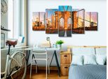 Brooklyn Bridge Quadro In Vetro Acrilico Quadri Moderni Da Parete In Vetro D-B-0254-K-M