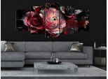 Fiori PÄOnies Roses Quadro In Vetro Acrilico Quadro Murale Moderno In Vetro Immagini B-C-0665-K-M
