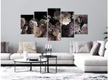 Fiori PÄOnia Roses Quadro In Vetro Acrilico Quadro Murale Moderno In Vetro Immagini B-C-0641-K-M
