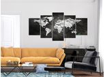 Mappa Mondiale Quadro Di Vetro Acrilico Arte Murale Moderna Quadri Di Vetro Immagini K-A-0430-K-M