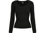 Urban Classics Donna - Maglione Con Scollo Ampio Schwarz - 3XL
