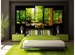 Forest Landscape Quadro Acrilico In Vetro Stampa D'arte Murale Immagini Astratte C-B-0231-K-O