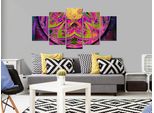 Mandala Ornamenti Quadro Di Vetro Acrilico Quadri Di Vetro Moderni Da Parete F-A-0612-K-P