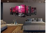 Forest Landscape Quadro Acrilico In Vetro Stampa D'arte Murale Quadri Astratti C-B-0231-K-P