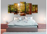 Forest Landscape Quadro Acrilico In Vetro Stampa D'arte Murale Immagini Astratte C-B-0231-K-N