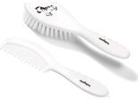 Babyono Pettine E Spazzola - Bianco