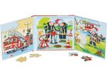 Goki Libro Puzzle Magnetico Vigili Del Fuoco 2X20 Pezzi