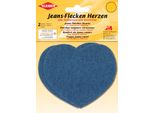 Kleiber 34323 Kleiber Jeans Toppe Cuori, 85 X 105 Mm , Blu Medio