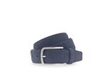 Vanzetti Pelle Cintura Leather Belt W105 Navy Blu Scuro