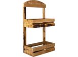 Clayre & Eef Mensola A Muro 40X20X70 Cm Legno Marrone